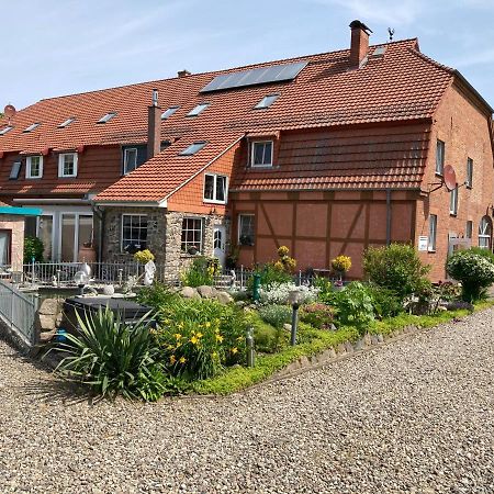 Landhausidyll Ferienwohnung Grundshagen ภายนอก รูปภาพ