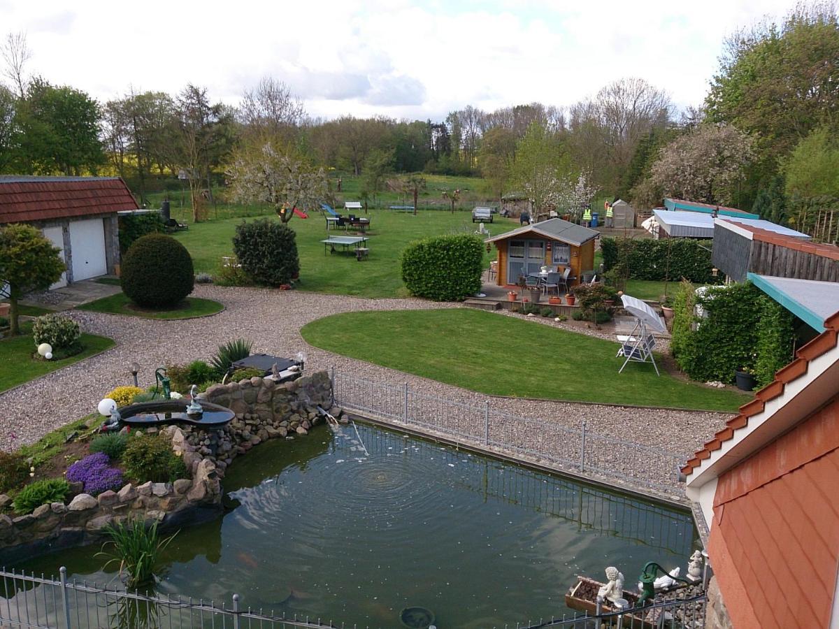 Landhausidyll Ferienwohnung Grundshagen ภายนอก รูปภาพ