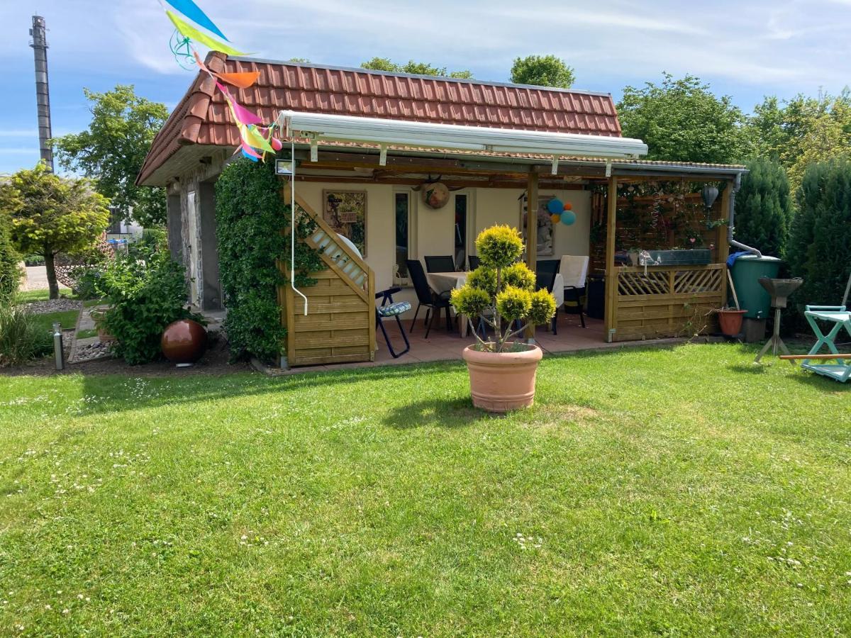 Landhausidyll Ferienwohnung Grundshagen ภายนอก รูปภาพ