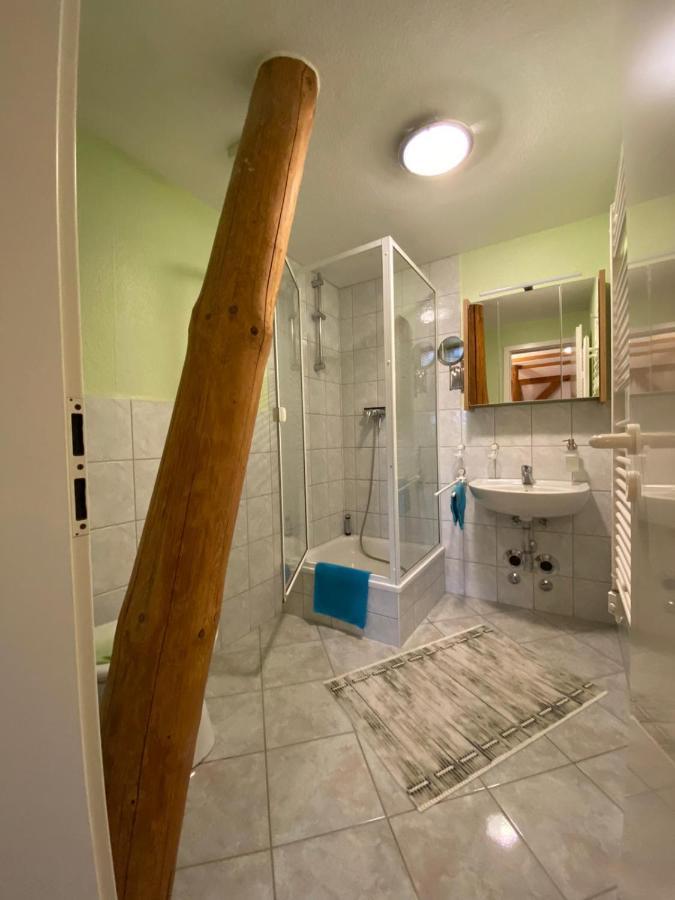 Landhausidyll Ferienwohnung Grundshagen ภายนอก รูปภาพ
